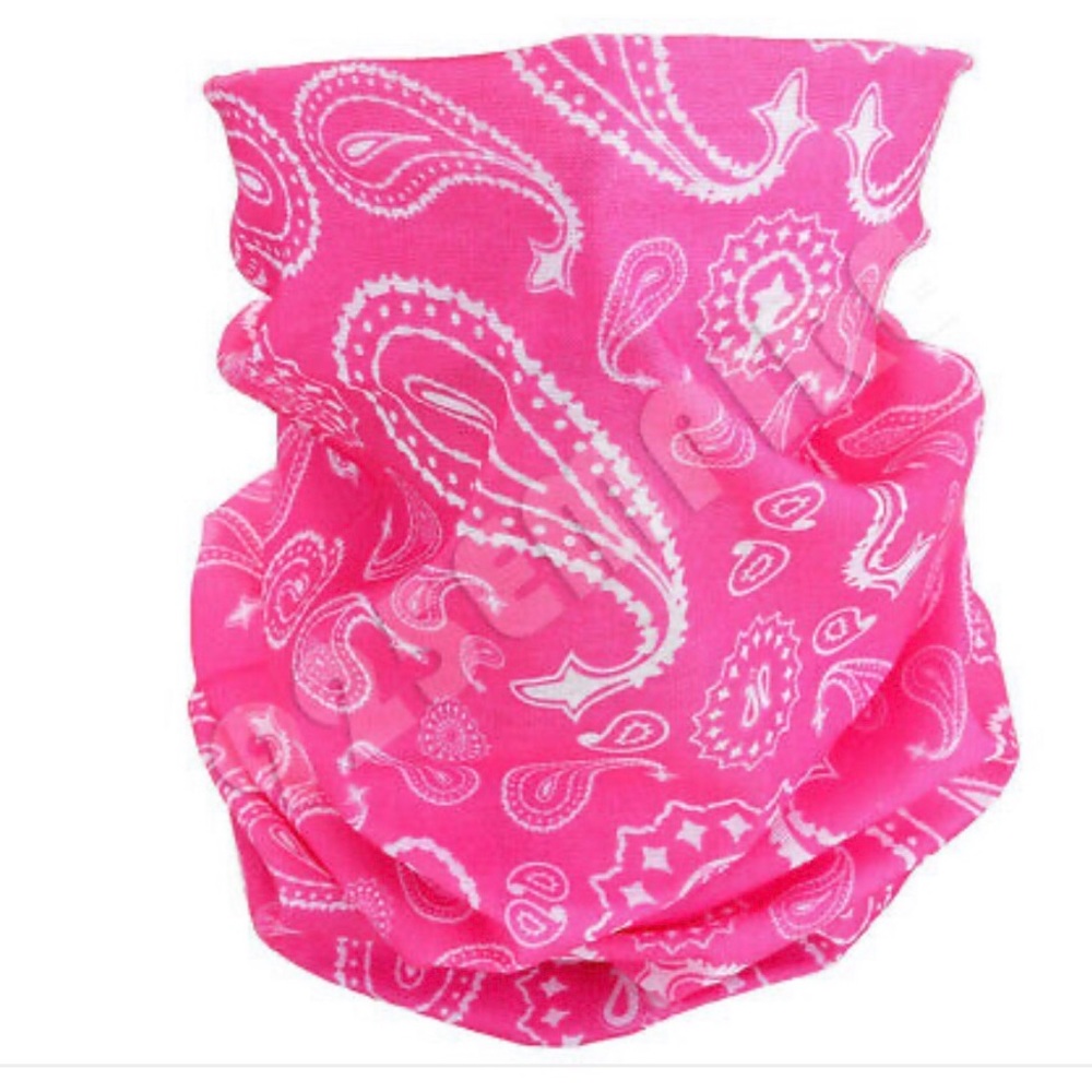 ‼️‼️LIMITED EDITION‼️‼️ Pink Paisley Bandanna Mask